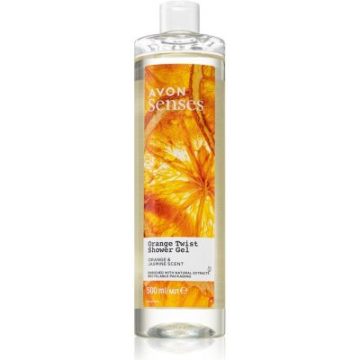 Avon Senses Orange Twist osvěžující sprchový gel 500 ml
