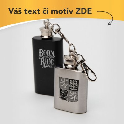 Nerezová placatka na klíče s vlastním textem nebo logem různé barvy – Zboží Dáma