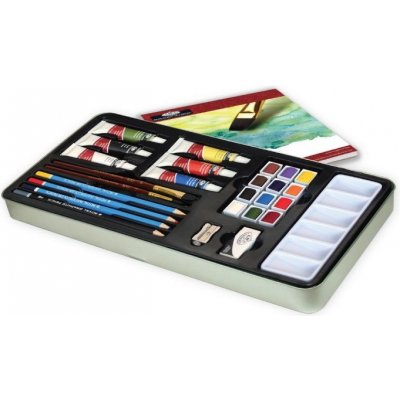 SMT Sada akvarelových barev v plechovém boxu RSET-ART2402