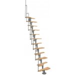 Minka STAIRS modulové schodiště Twister buk/šedá, 293,8 cm – Hledejceny.cz