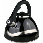 Zilner Ocelová konvice se silikonovou rukojetí 3 l černá – Sleviste.cz