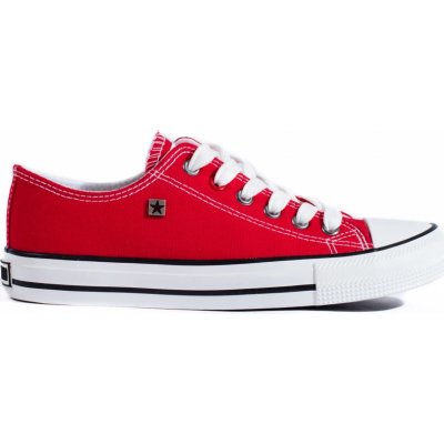 BIG STAR SHOES Červené klasické tenisky big star t274020603r velikost: 37