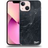 Pouzdro a kryt na mobilní telefon Apple Pouzdro Picasee silikonové Apple iPhone 13 mini - Black marble čiré