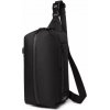 Taška  Ozuko taška přes rameno vs ledvinka s USB Dupont Černý 7 l