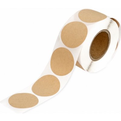 DP Craft Samolepky v roli kraft kolečka 3,8cm 100ks – Sleviste.cz