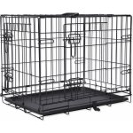 Dog Fantasy Klec skládací 2 dveře S 61 x 43 x 49 cm – Hledejceny.cz