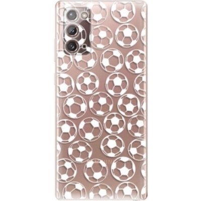 iSaprio Football pattern - white Samsung Galaxy Note 20