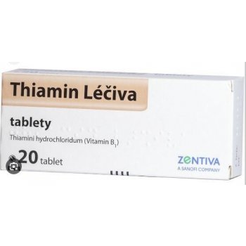 THIAMIN LÉČIVA POR 50MG TBL NOB 20