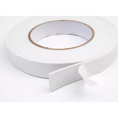 Den Braven Oboustranně lepicí upevňovací páska 25 mm x 1 mm x 10 m bílá – Zboží Mobilmania