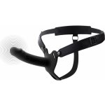Hidden Desire Inferno Vibrating Silicone Hollow Penis Strap On with Remote 16 cm Black – Zboží Dáma