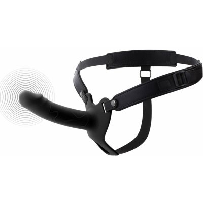 Hidden Desire Inferno Vibrating Silicone Hollow Penis Strap On with Remote 16 cm Black – Zboží Dáma