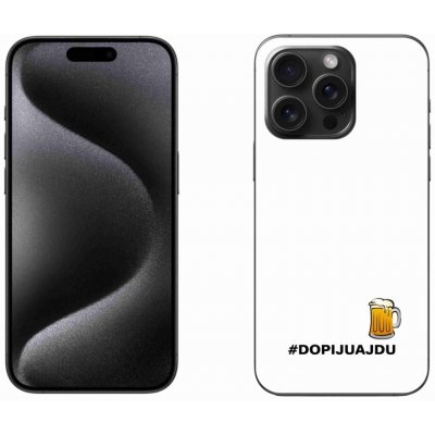 mmCase na iPhone 15 Pro Max - pivní motiv 1 bílé pozadí – Zboží Mobilmania