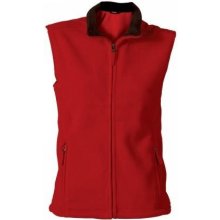 Lambeste dámská vesta fleece červená