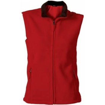 Lambeste dámská vesta fleece červená