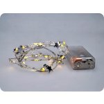 Solight LED řetěz řetízek s dekoracemi 20LED řetěz 1m 2x AA IP20 – Hledejceny.cz