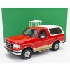 Sběratelský model Greenlight Bronco Ford usa 1994 Eddie Bauer Edition Červená Zlatá Bílá 1:18