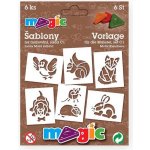 Papírové šablony MAGIC sada C1 Malá zvířata – Zbozi.Blesk.cz