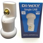 DI-WAY White Leopard line LNB SINGLE 0,1 dB – Sleviste.cz