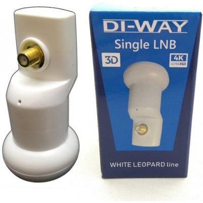 DI-WAY White Leopard line LNB SINGLE 0,1 dB – Sleviste.cz