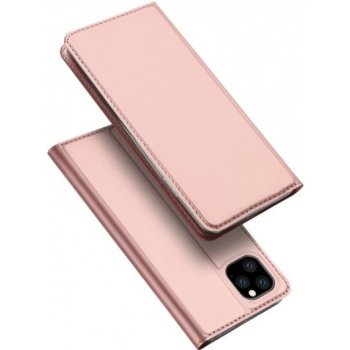 Pouzdro Dux Ducis flipové se stojánkem iPhone 11 - růžovozlaté