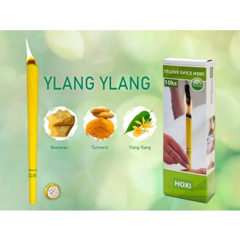 Hoxi Tělové svíce s Ylang Ylang v plátěném pytlíku 10 ks