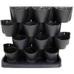 Sada závěsných vertikálních květináčů 12ks IO2W600S CASCADE GARDEN WALL – Sleviste.cz