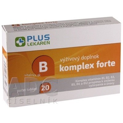 Plus Lékárna B komplex Forte 20 tablet – Zboží Mobilmania