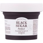 Skinfood Black Sugar Perfect Essential Scrub 2X Peelingová maska s hnědým cukrem 210 g – Sleviste.cz