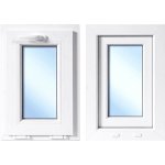 OknaDvereNaMiru.cz Plastové okno sklopné, bílá / bílá, 40x60 cm – Zboží Mobilmania