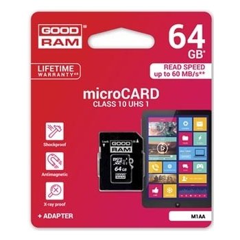 Goodram microSDHC 64 GB UHS-I M1AA-0640R11