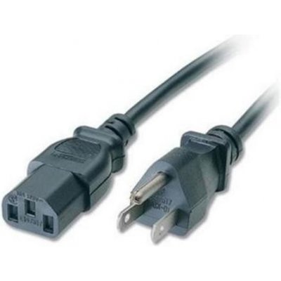 PremiumCord Kabel síťový 230V k počítači 2m s USA zástrčkou; 8592220012236 – Zboží Mobilmania