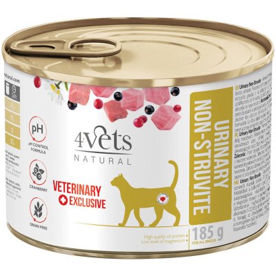 4Vets Natural Cat Urinary 6 x 185 g