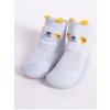 Dětská ponožkobota YO ponožkoboty capáčky barefoot bosé OBO-0172 sv. šedé s koalou