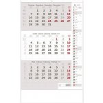 nástěnný Tříměsíční šedý s poznámkami 31,5cm x 45cm, N210-27 2027 – Zboží Mobilmania