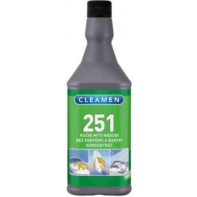 CLEAMEN 251 Koncentrát na ruční mytí nádobí bez parfémů 1 l – Zboží Mobilmania