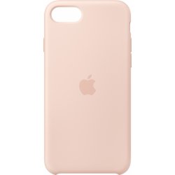 Pouzdro a kryt na mobilní telefon APPLE iPhone SE Silicone Case Chalk pink MN6G3ZM/A