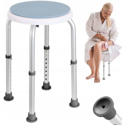 Timago TGR-R KP-O 5021 Stolička do sprchy kulatá otočná – Zboží Mobilmania