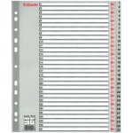 Esselte Polypropylenový rozlišovač Maxi A4, šedý, 1-31, 31 listů – Hledejceny.cz