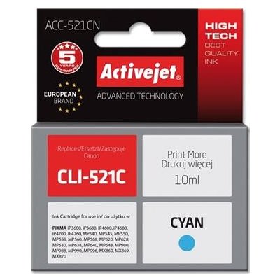 Activejet Canon CLI-521C - kompatibilní – Hledejceny.cz
