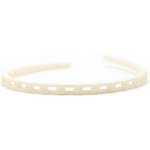 Úzká plastová čelenka Barva: černá – Zboží Dáma