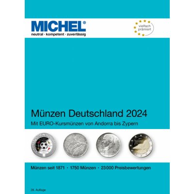 Katalog mincí Münzen MICHEL Deutschland / Německo 2024