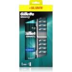 Gillette Mach 3 náhradní holicí hlavy 8 ks + gel na holení 200 ml dárková sada – Hledejceny.cz