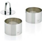 KELA Dezertní tvarovací kroužky 7,5x6cm DECORE 3ks nerez 18/10 KL-10781 – Zboží Mobilmania