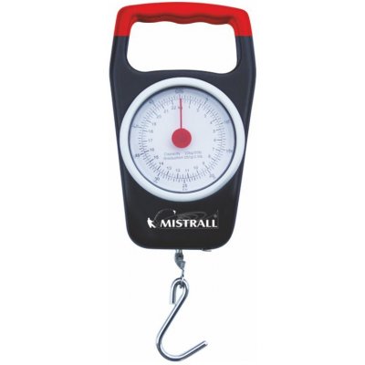 Mistrall váha s metrem do 22 kg černočervená – Zboží Dáma