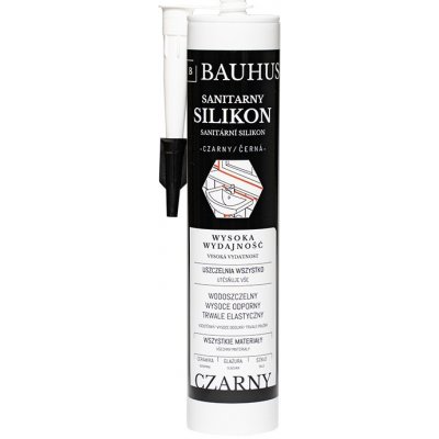 Bauhus Univerzální silikon černá 280 ml