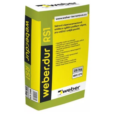 Weber.dur RS1 - 25 kg balení 25 kg 1 ks – Hledejceny.cz