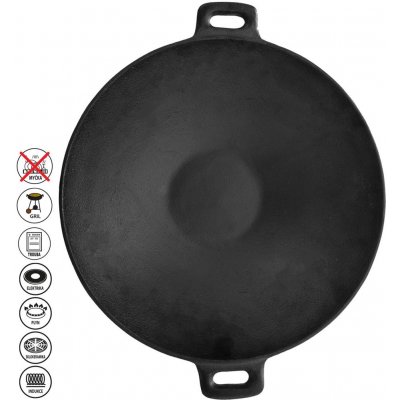 Orion Wok litinová 30 cm – Sleviste.cz