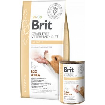 Brit Veterinary Diets Dog GF Hepatic 12 kg