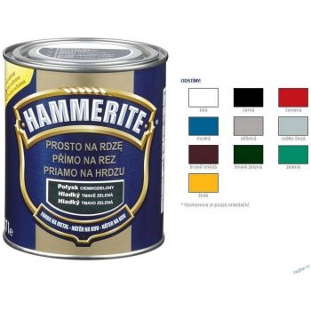 Akzo Nobel Hammerite přímo na rez, 0,70l, hladký žlutý