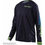 Troy Lee Designs GP Jersey Youth Mono Black Yellow Cyan 2022 | Zboží Auto